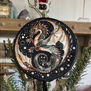 Dragon Design 6” Tambourine